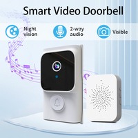 Jeatone 2.4G WiFi Video Doorbell Tuya Smart Outdoor Home Wireless Video Intercom Night Camera Door Bell Access Control System