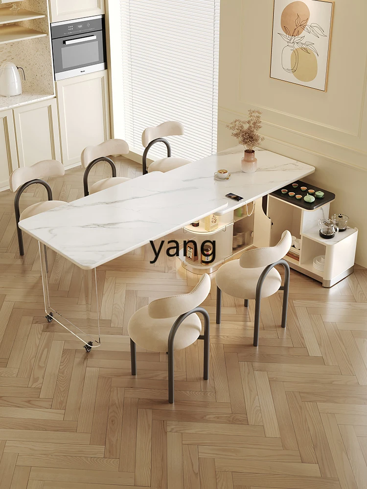 CX Light Luxury High-End Dining Table Household Designer Model Cream Silent Wind Armchair