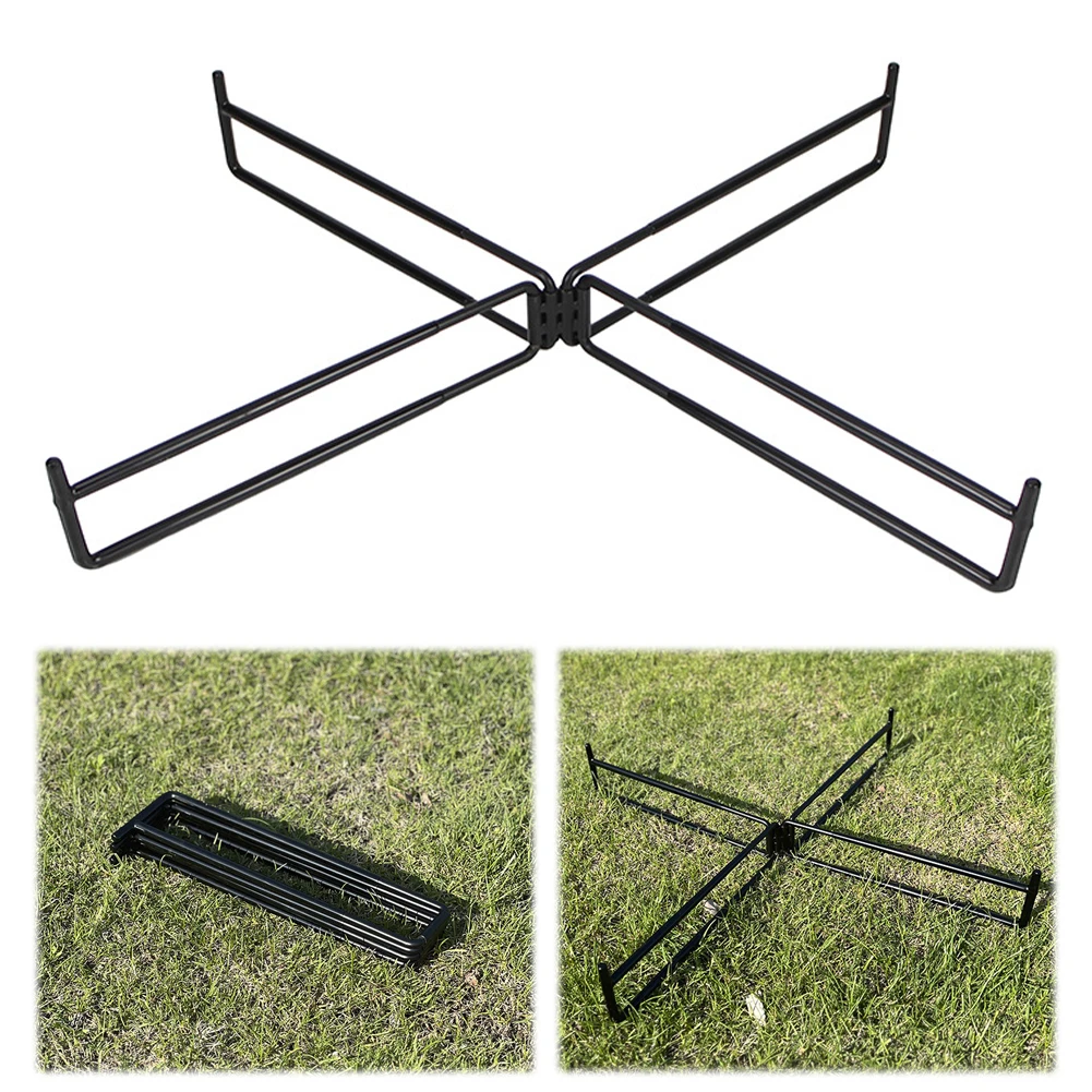 متعددة الوظائف التخييم طوي المحمولة صندوق تخزين دلو للثلج حامل الثقيلة كيس قمامة قوس للطهي في الهواء الطلق للشواء #3