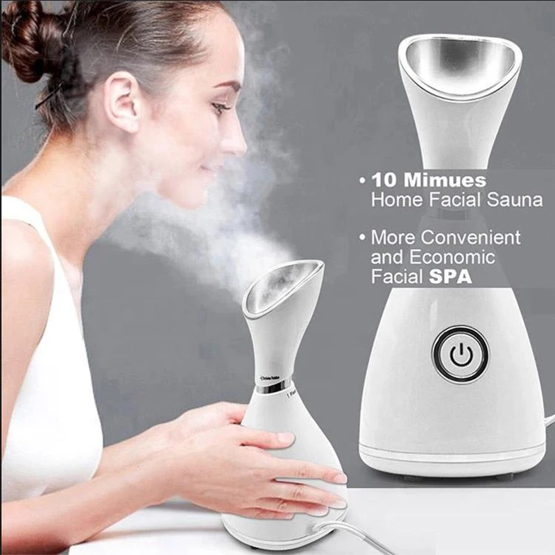 Nano Ionic Mist Face Steamer Women Home Beauty Facial Sprayer Machine Electric Professional Spa Mist Ionic Deep Cleansing