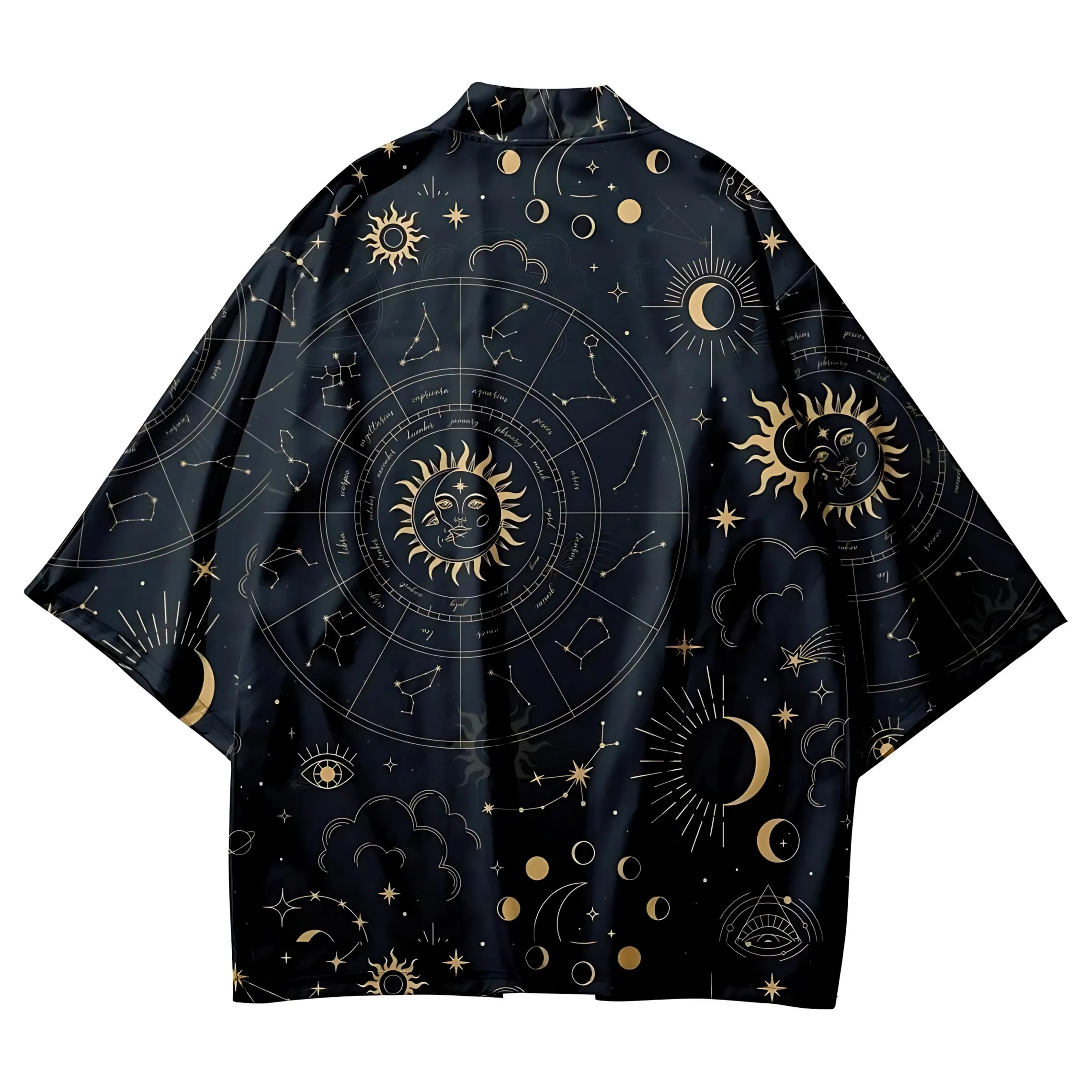 Kimono Masculino de Verão 2026 com Estampa 3D, Respirável, Leve, Casual e Moderno para Uso Externo