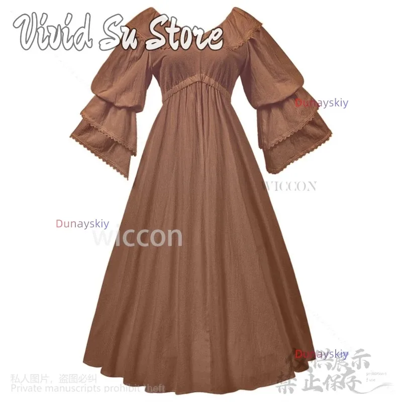 

COSda@Genshin Impact Cosplay Anime Game Retro Palace Doll Styles Dress Lolita Costume Victorian European Palace Style Suit Cust