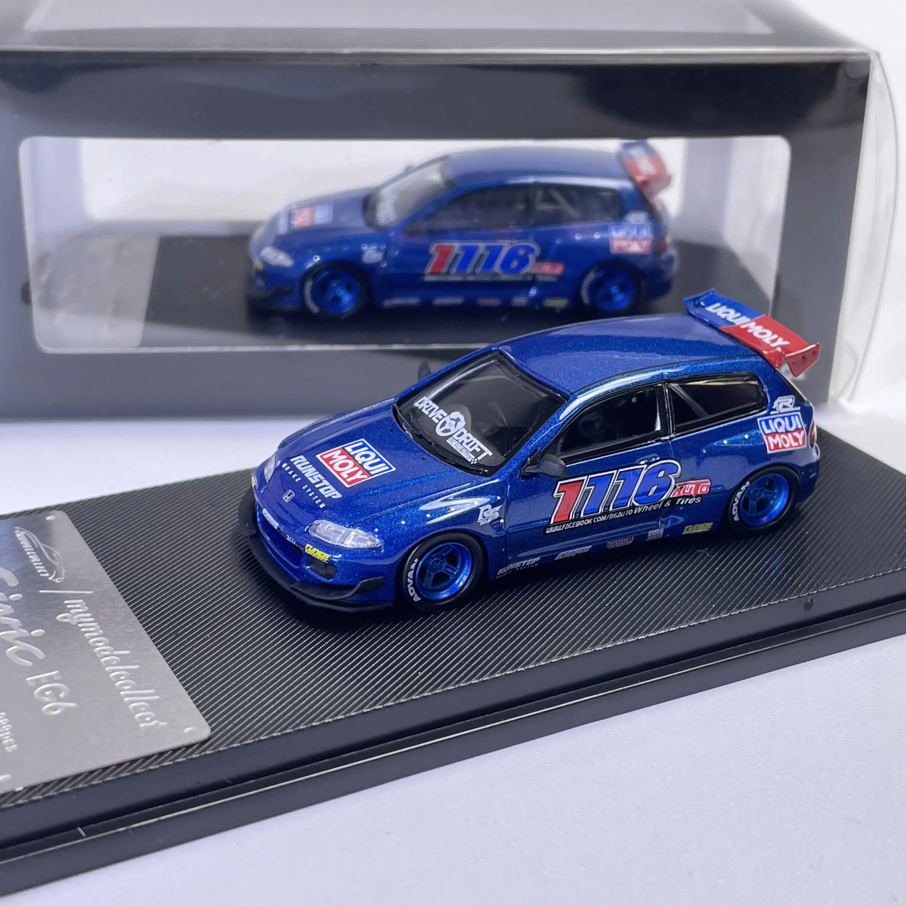 

Diecast MC Honda CIVIC EG6 1116Auto Garage Wheel&Tire1:64 Scale Alloy Car Model