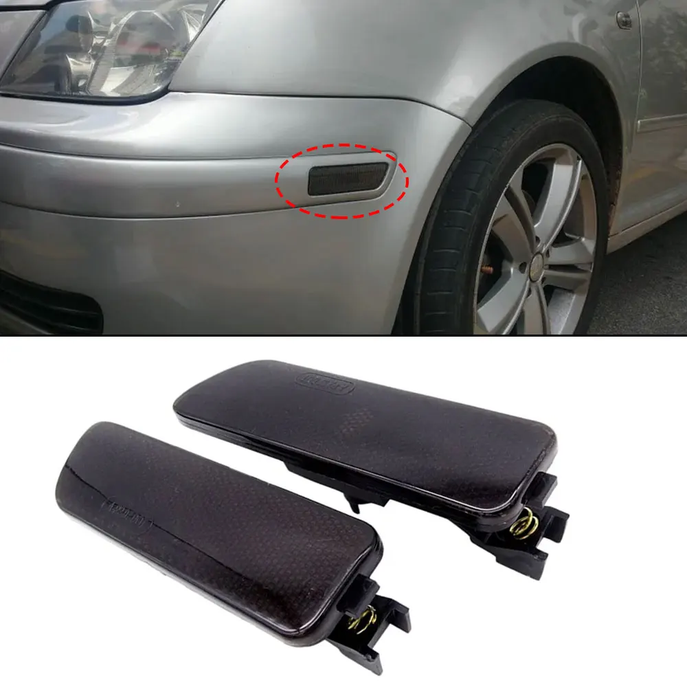 

2pcs Car Body Side Marker Lights Front Turn Signal Lamp Width Indicator Light for Volkswagen VW Golf 4 Jetta MK4 1999-2005