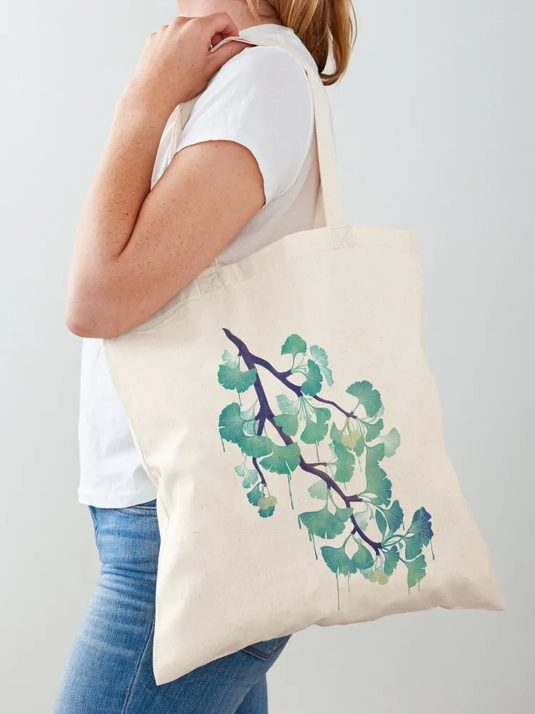 

O Ginkgo (in Green) Tote Bag Canvas shoulder bag the tote bag Handbags women shoping