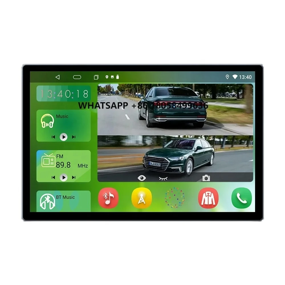 

Jmance 13 Inch 9/10Inch Touch Screen 2000*1200 Universal Bt5.0 New 3D Ui 4G Fm Am Dsp Rds Android Auto Carplay 2 Din Car Radio