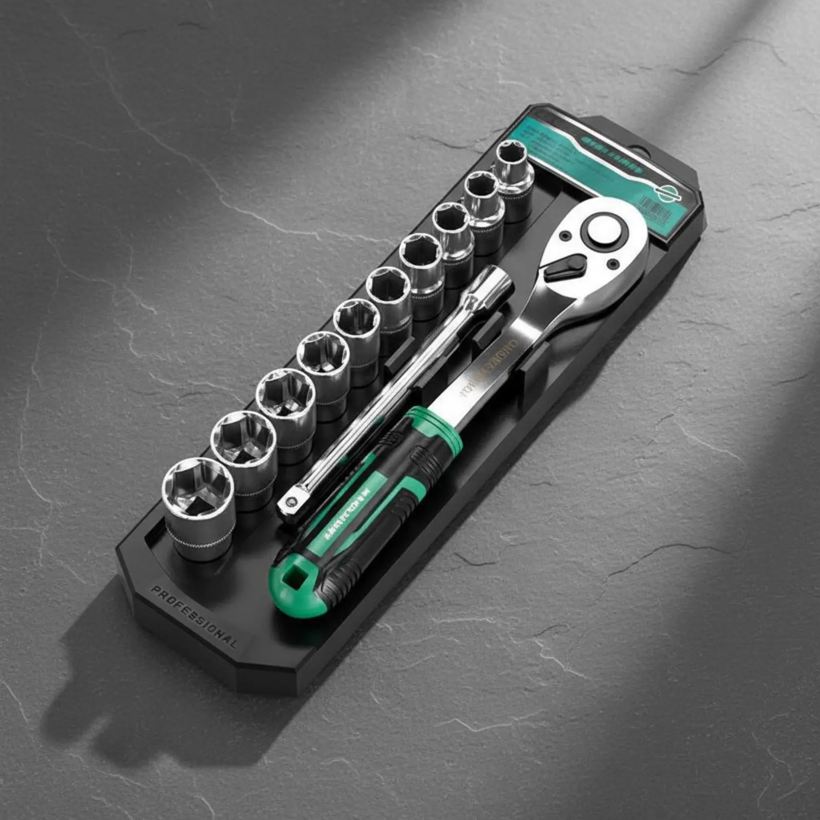 

Набор торцевых ключей с трещоткой, реверсивный, с мгновенным отжимом, профессиональный набор инструментов для механиков, долговечный