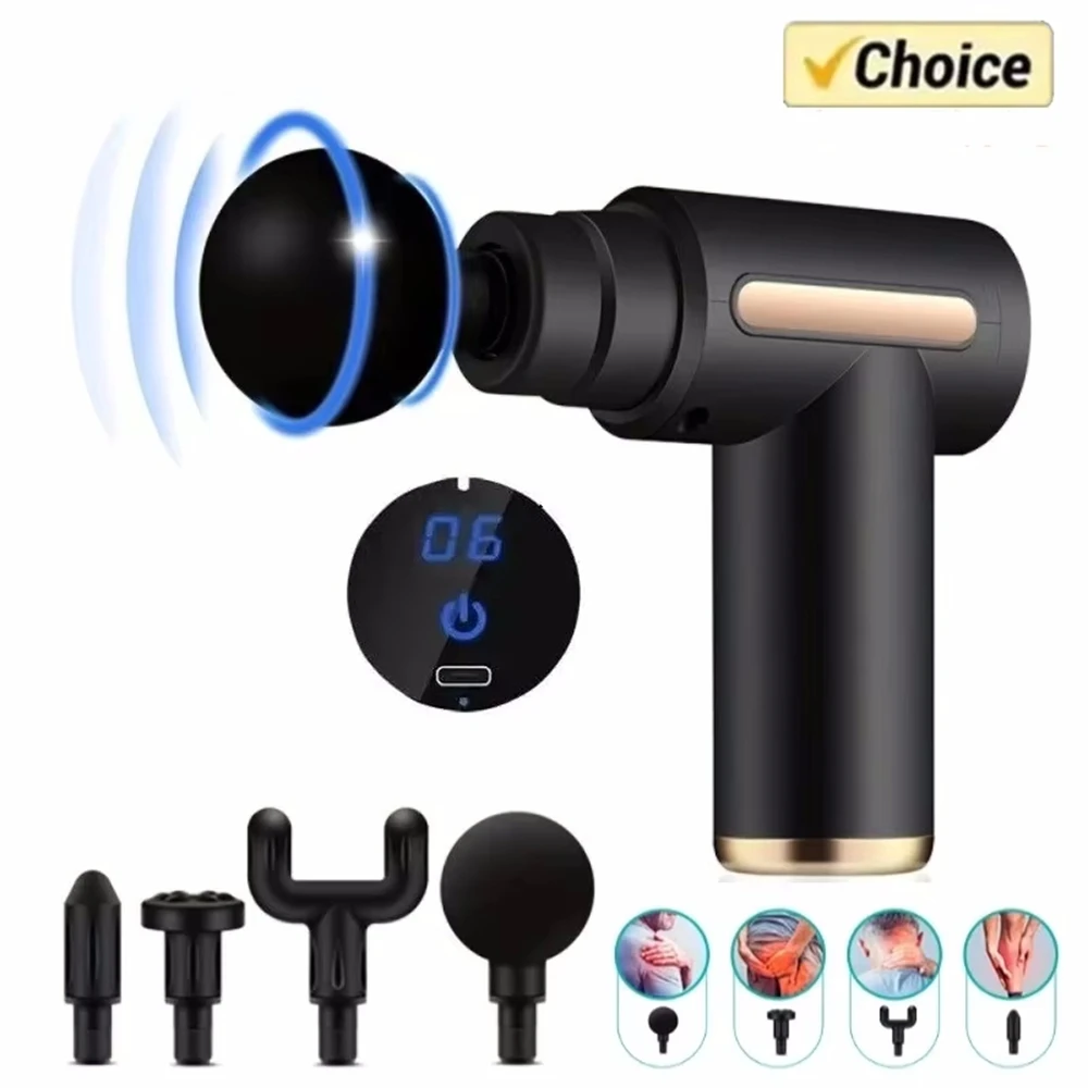 

Mini Fascia Gun Wireless Massage Gun Muscle Relaxation Massage Equipment Neck Membrane Rob Cervical Spine Massage Instrument