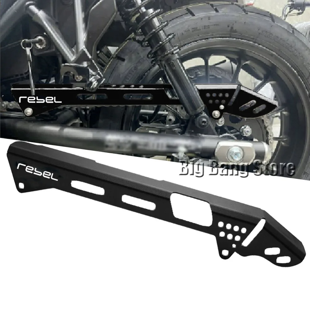 

FOR Rebel 300Rebel 500 CMX 2017 2018 2019 protective chain guard cover