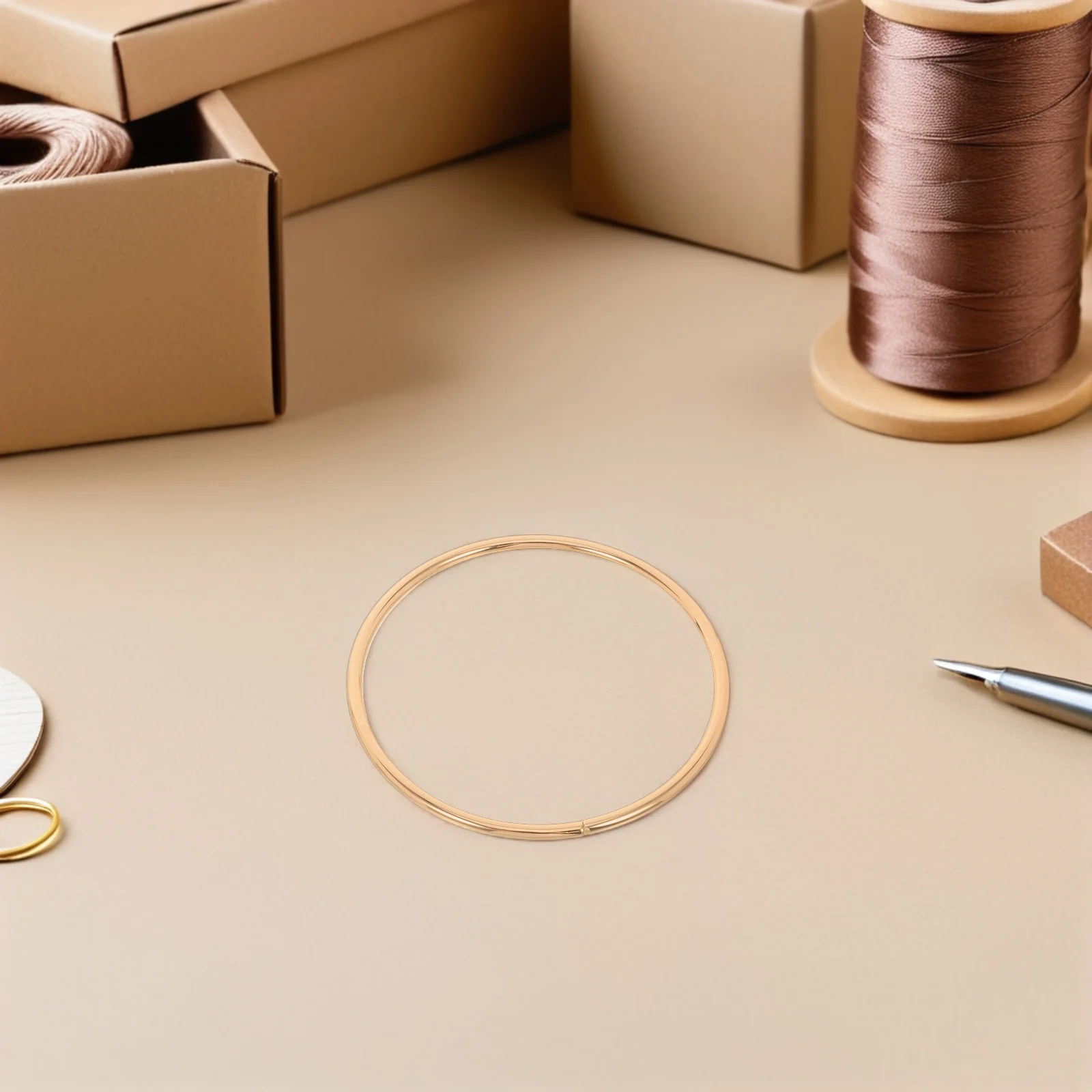 Round Bag Handles Metal For Diy Handbag Purse Tote Clutch Making Craft Projects Replacement Hardware Accessories