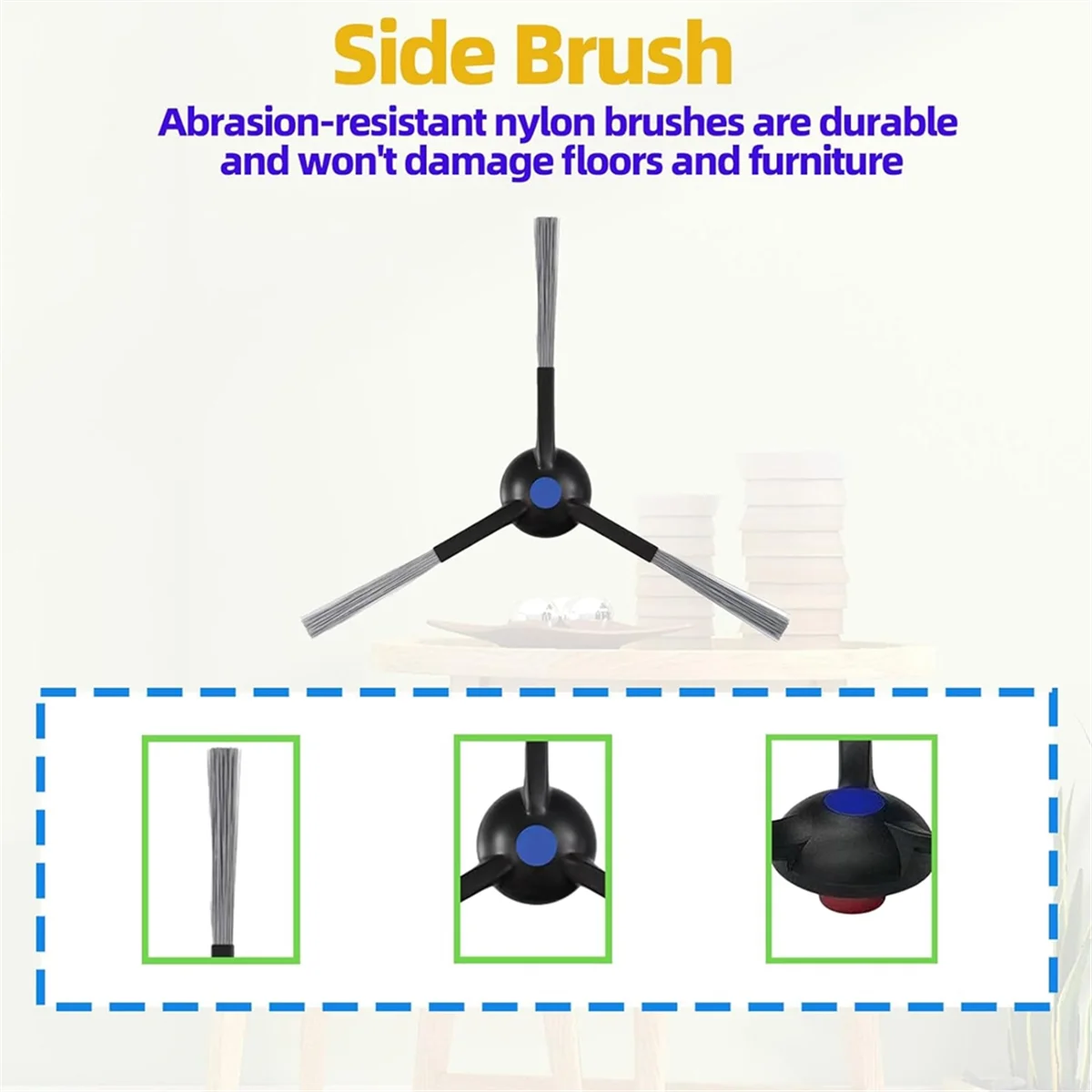 Para Yeedi M12 PRO + Robot aspirador rodillo Cepillo Lateral filtros Hepa almohadilla de fregona Kit de accesorios de repuesto