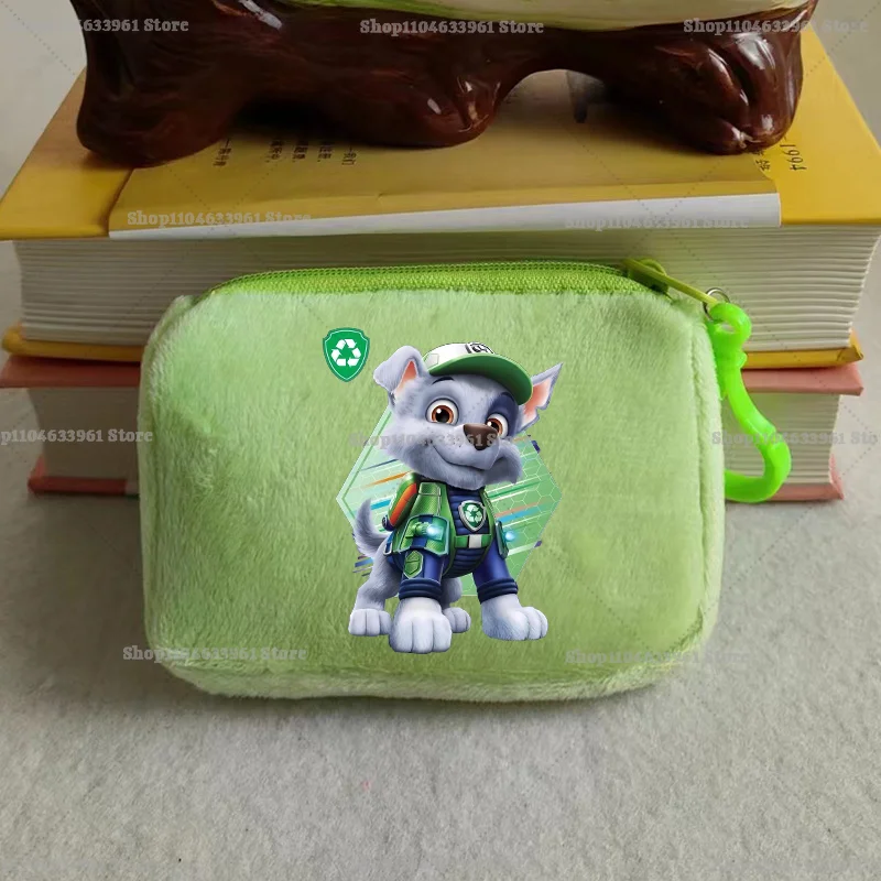Paw Patrols Coin Purse Chase Skye Rubble Cartoon Anime Figure Print Portable Mini Wallet Headphone Pouch Storage Bags Party Gift view 6