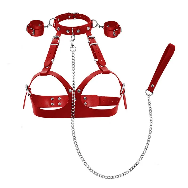 BDSM Pussy Handcuffs Sex Toys Games for Couples Slave Harness Cuffs Bondage Straps Erotic Obedience Turn Female Sex Kits 18+ - Image 6