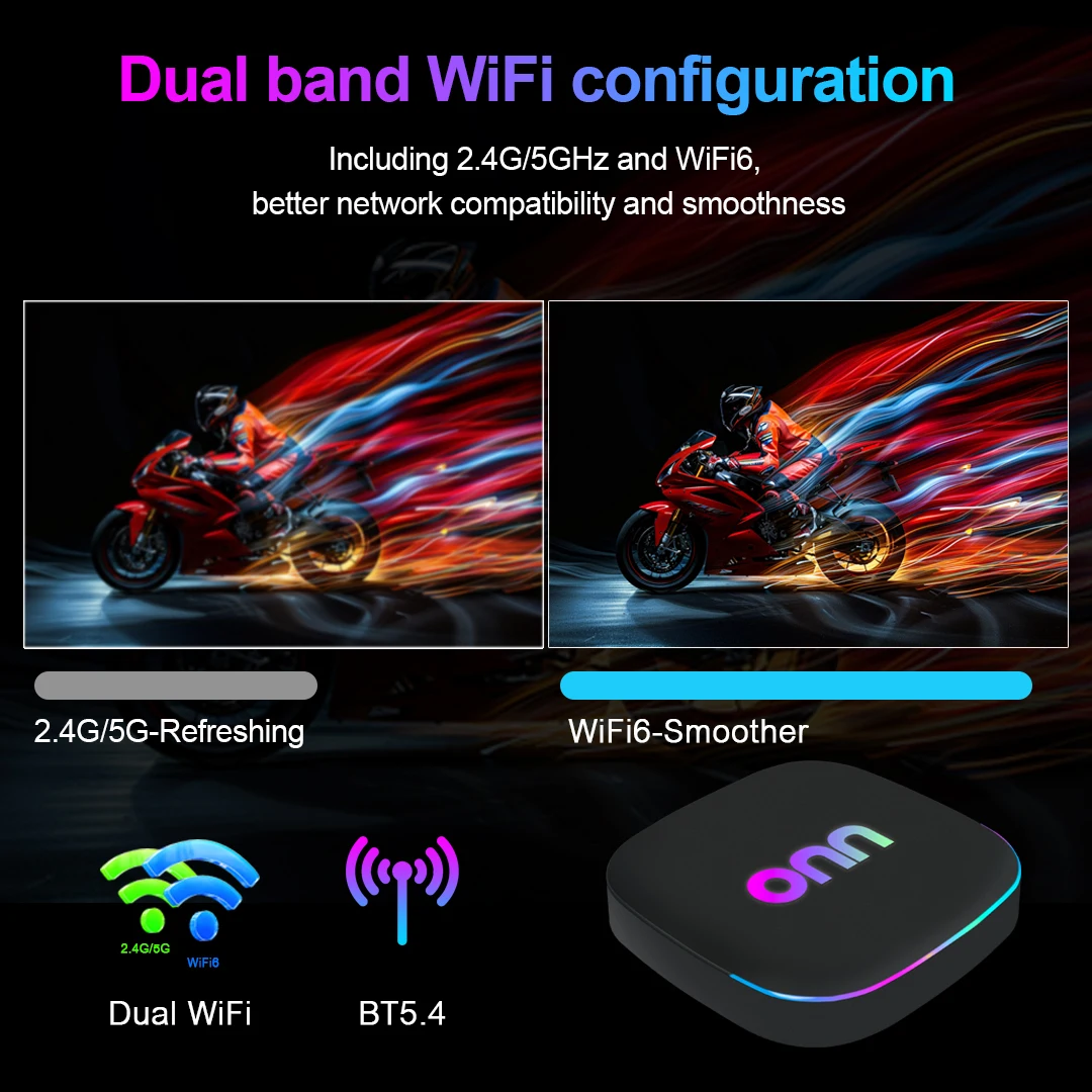 ONN Mini RGB Light Smart TV Bo - Home Cinema Google ulasan dan harga