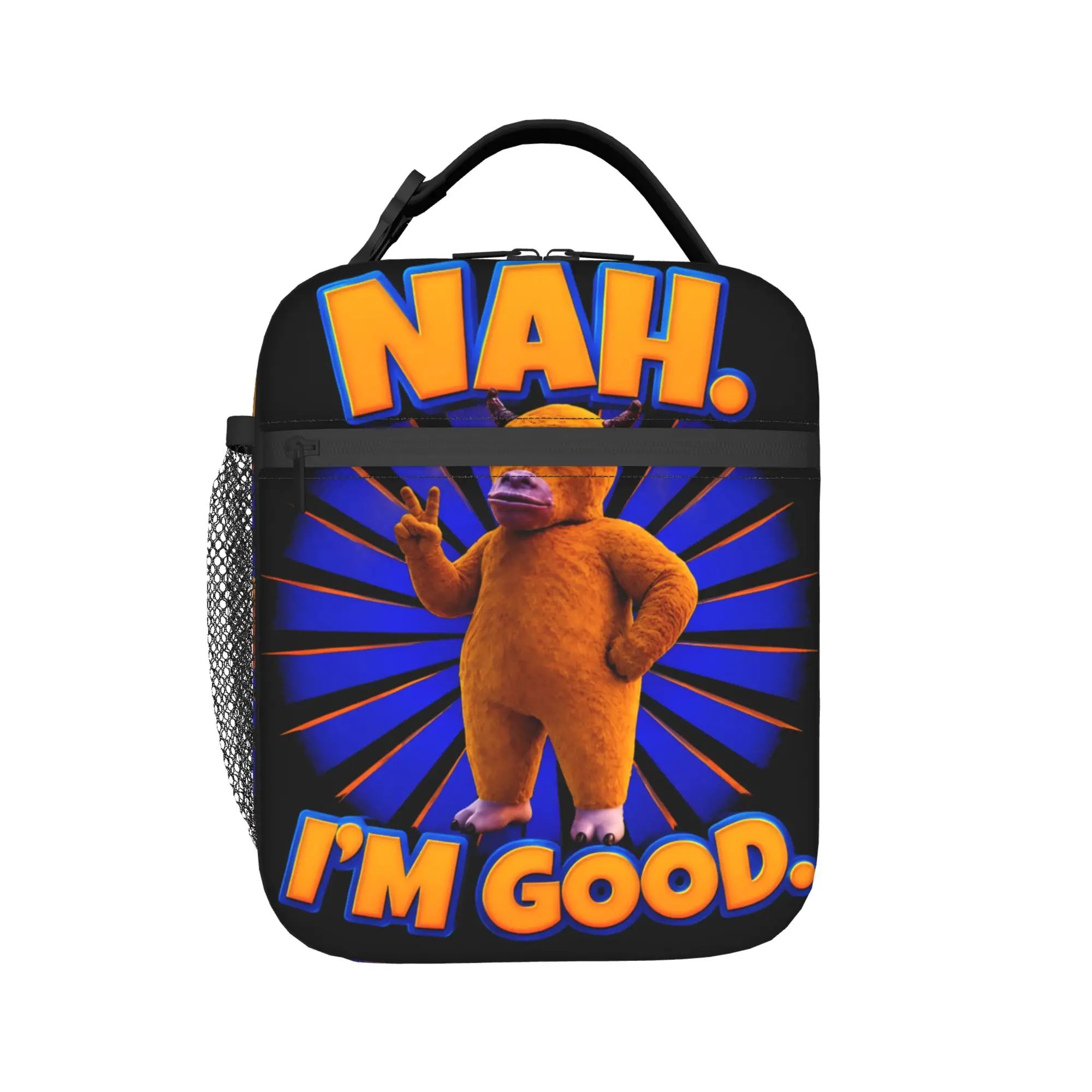 Niu Lai Funny Chinese Cow Meme Insulated Lunch Bag Thermal Bag Reusable,Meal Container Tote Lunch Box Food Bag College  Outdoor