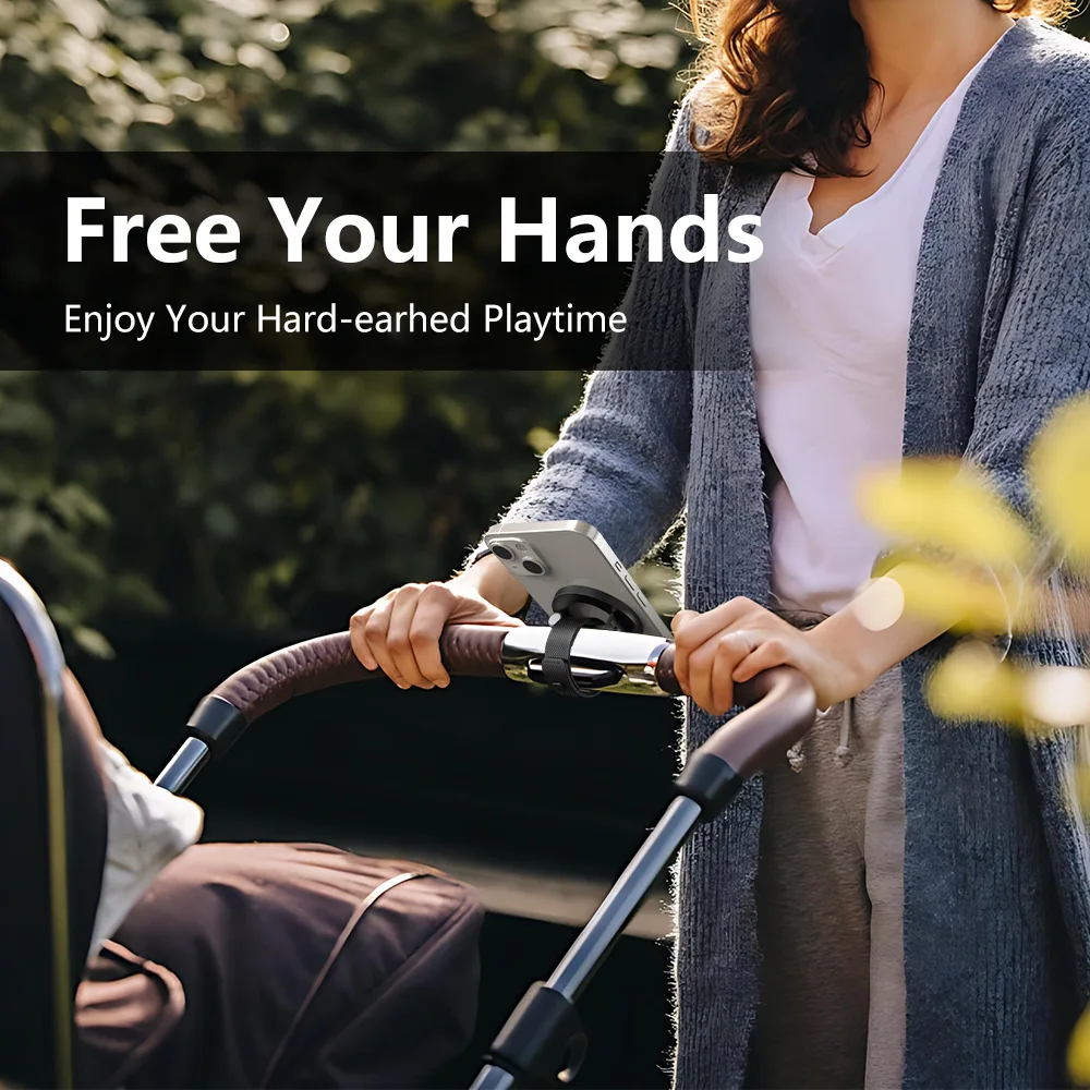 새로운 실리콘 자석 휴대폰 홀더 쇼핑 카트 체육관 스트랩 자전거 내비게이션 휴대용 레이지 암 폰 스탠드 마운트 지지대