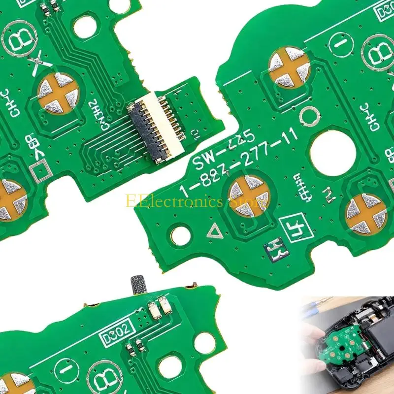 B03C Replacement Power Control Circuit Board for 1000, Single Circuit Assembly with Button Contacts and Mainboard Indicator