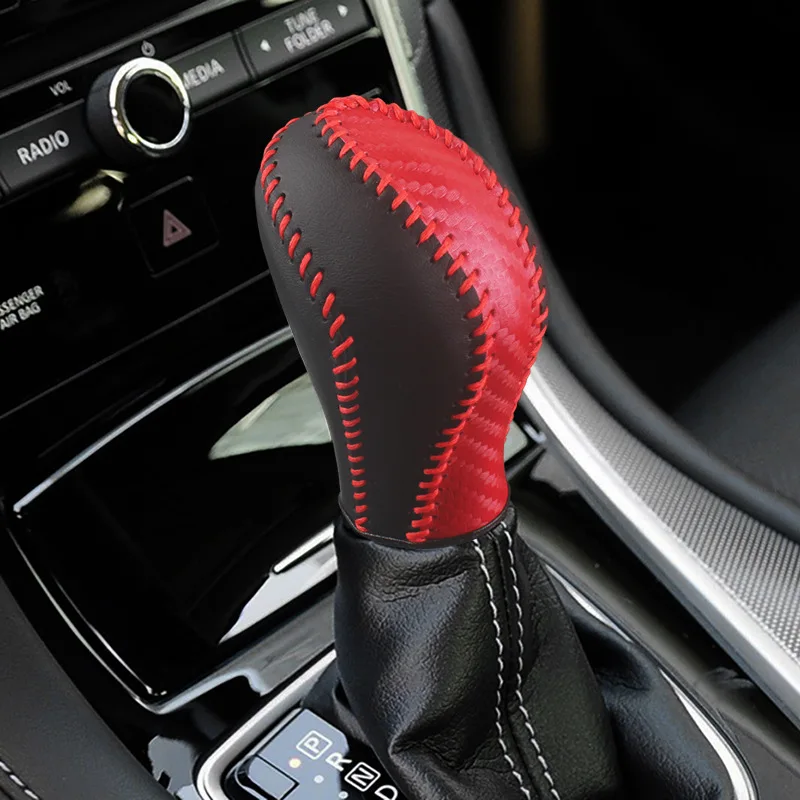 Car Shift For Infiniti Q50L 2015-2016 Infiniti Q50 2013-2017 Handle Protective Covers Durable Shift Knob Cover Car Accessories