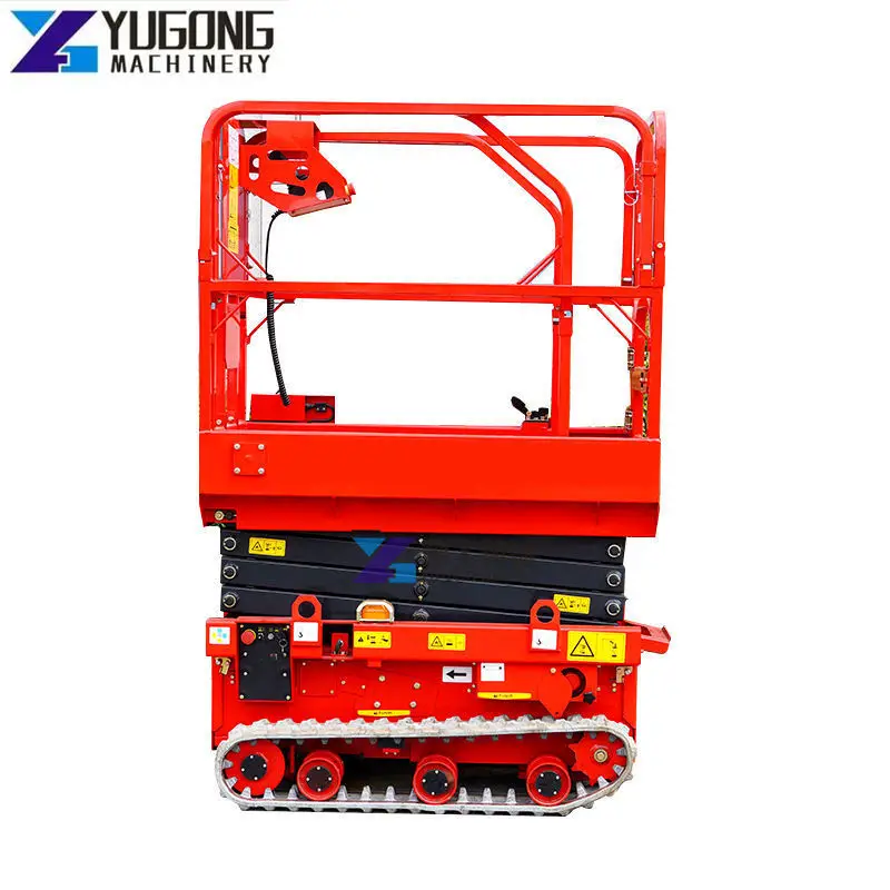 6M -14M Self-Propelled Scissor Lift Fully Automatic Hydraulic Electric Scissor Lifting Platform for Aerial Work