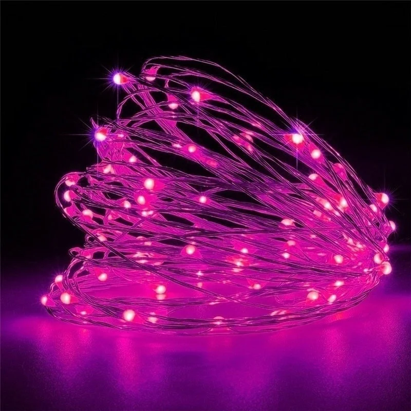 20M USB/Batterie LED String Licht Kupfer Silber Draht Girlande Licht Wasserdichte Lichterkette Für Weihnachten Hochzeit party Dekoration