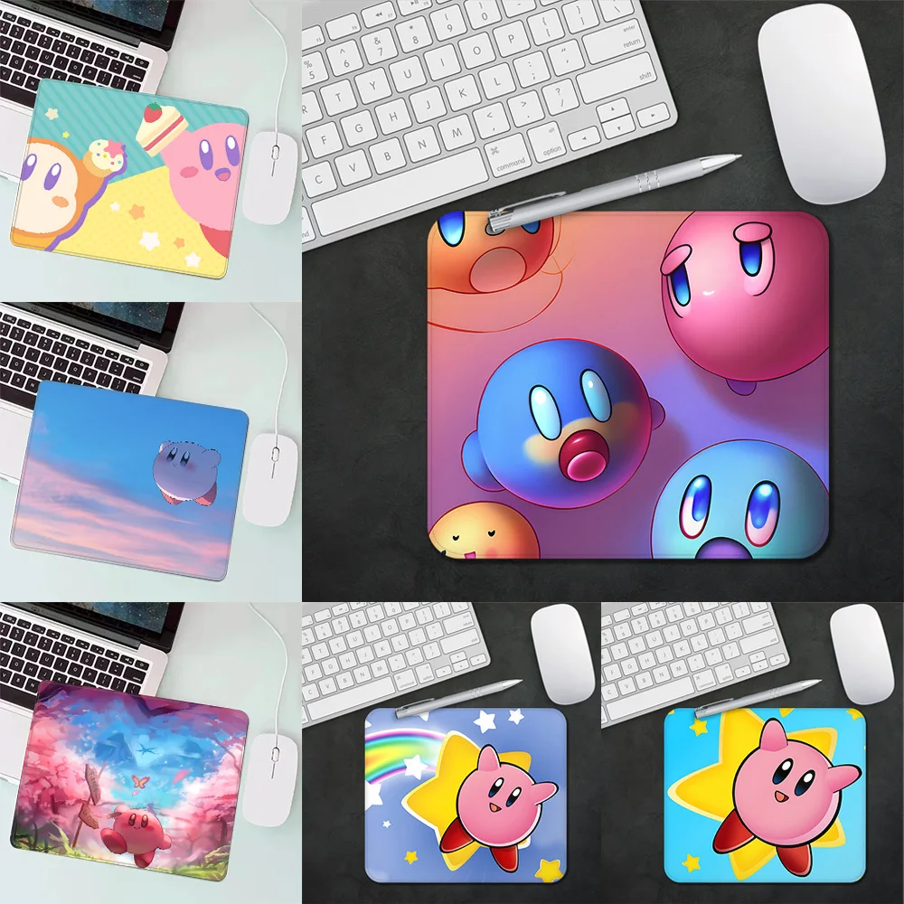 Cute Cartoon K-Kirby Gaming Mouse Pad XS Small Mousepad For PC Gamer Desktop Decoration Office Mouse Mat Deskmat Rug