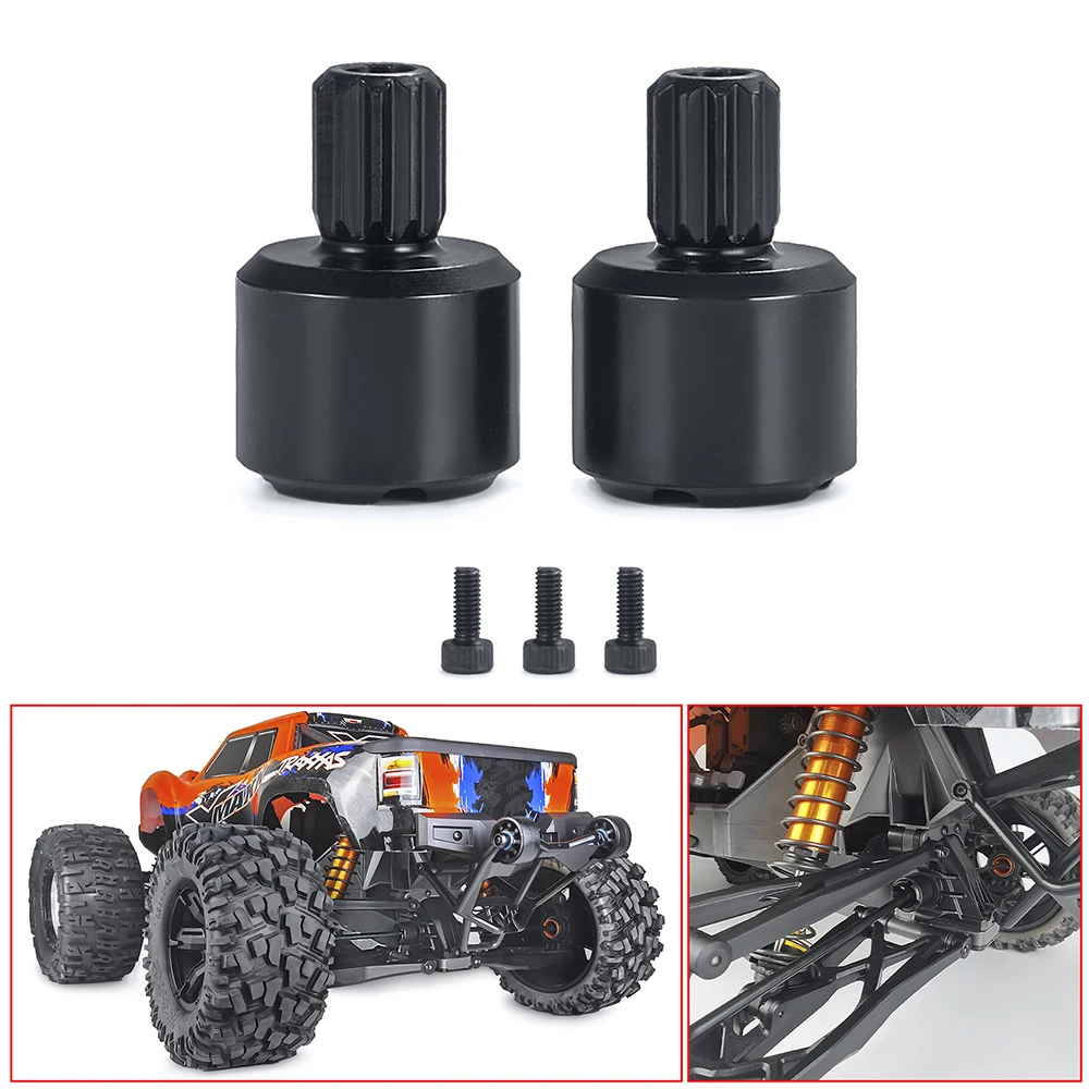 YEAHRUN 1Pair Diff Drive Cup for 1/5 X-Maxx XMAXX 8S 77086-4 RC Buggy Trucks Car Upgrade Parts