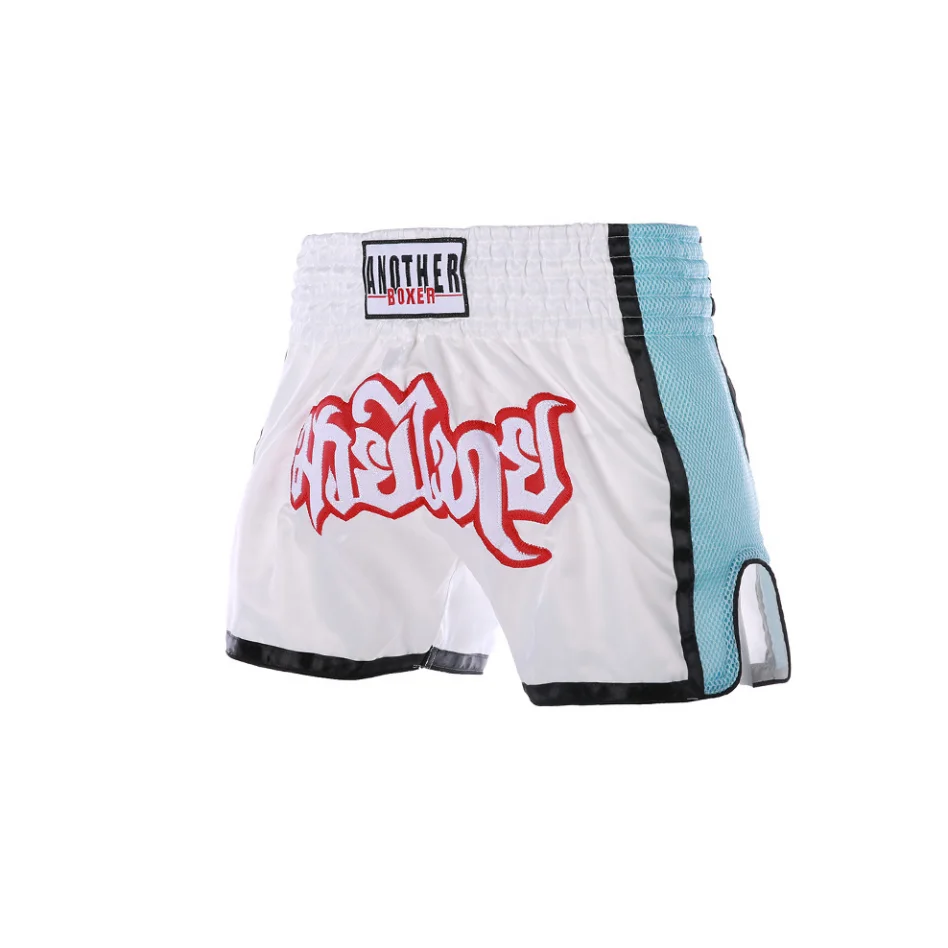 Pantalones cortos de tela de red Muay Thai para hombres y mujeres, ropa de lucha MMA resistente, Bóxer Simple y hermoso para niños, verano, nuevo