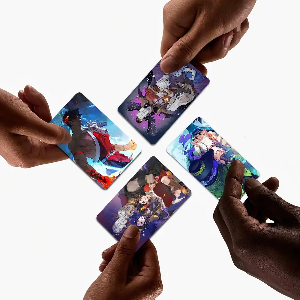 أنيمي H-Hades 2024 أنيمي الكرتون الجلد ملصقات فيلم الشريط الحال بالنسبة لبطاقة الخصم الائتمانية الكبيرة الجانب الأمامي