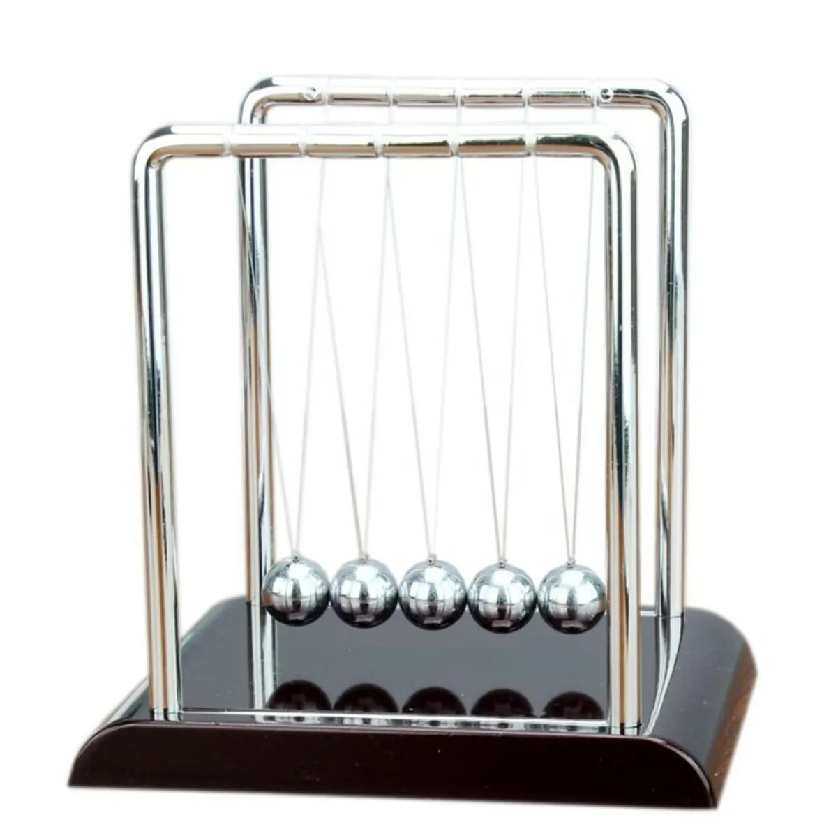 Mini Newton Pendulum Figurine Miniatures Newton Ball Steel Balance Ball Home Decoration Child Physics Science Education Product