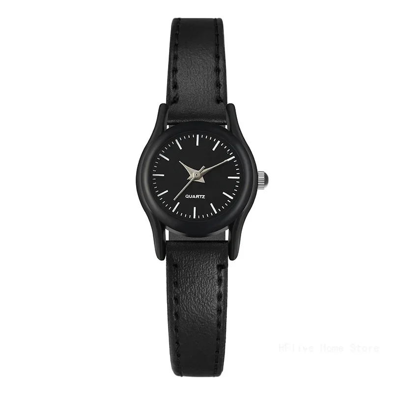 Montres à quartz avec bracelet en cuir pour couples, montres-bracelets minimalistes, plusieurs couleurs, mode, cadeau pour les proches, nouveau, 2025