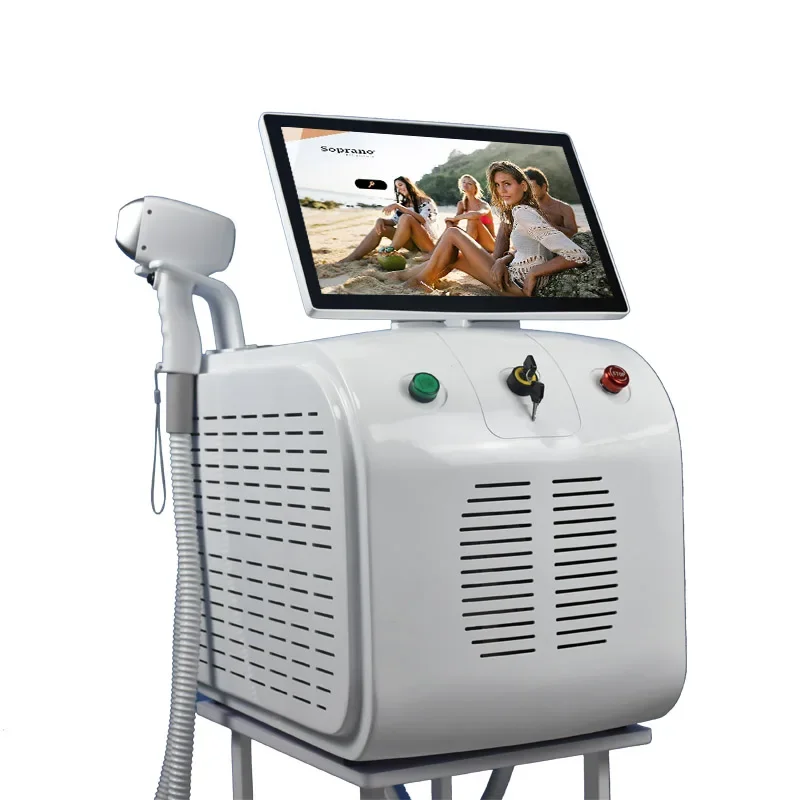 

2024 Newest High Quality 3 Wavelength 808nm Diode Laser Hair Removal Device For Salon Painless Effective