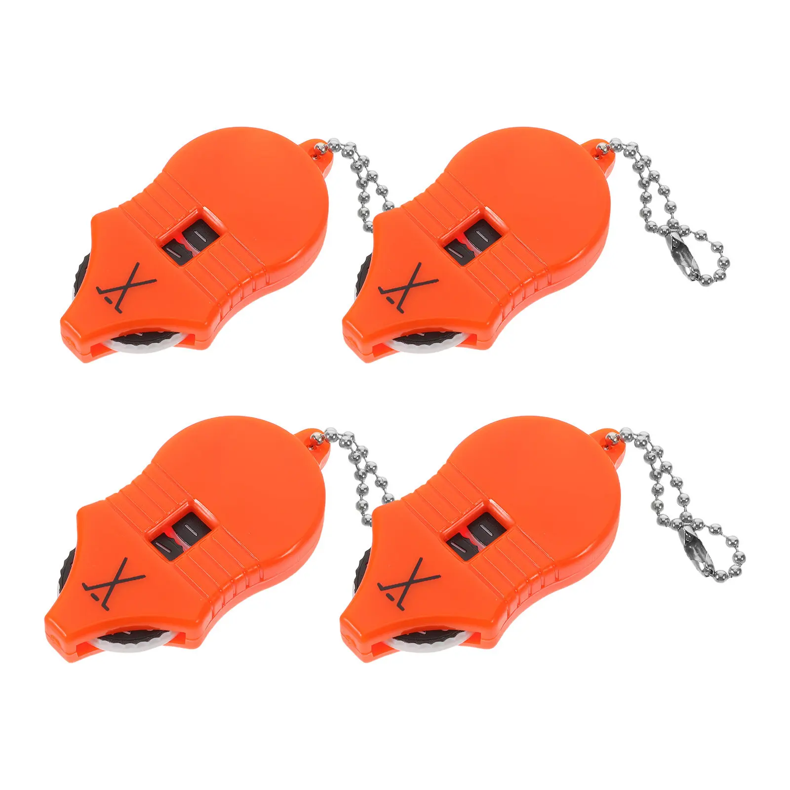 4Pcs Golf Score Counter Plastic Mini Handheld Stroke Tracker Portable Pocket Scorekeeper for Tournaments Practice Game Score