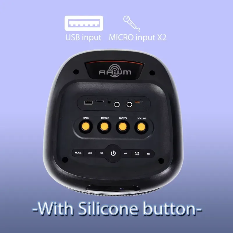 for   6.5 inchSpeaker 40W Wireless Karaoke USB Card  Light Excellent Sound Quality