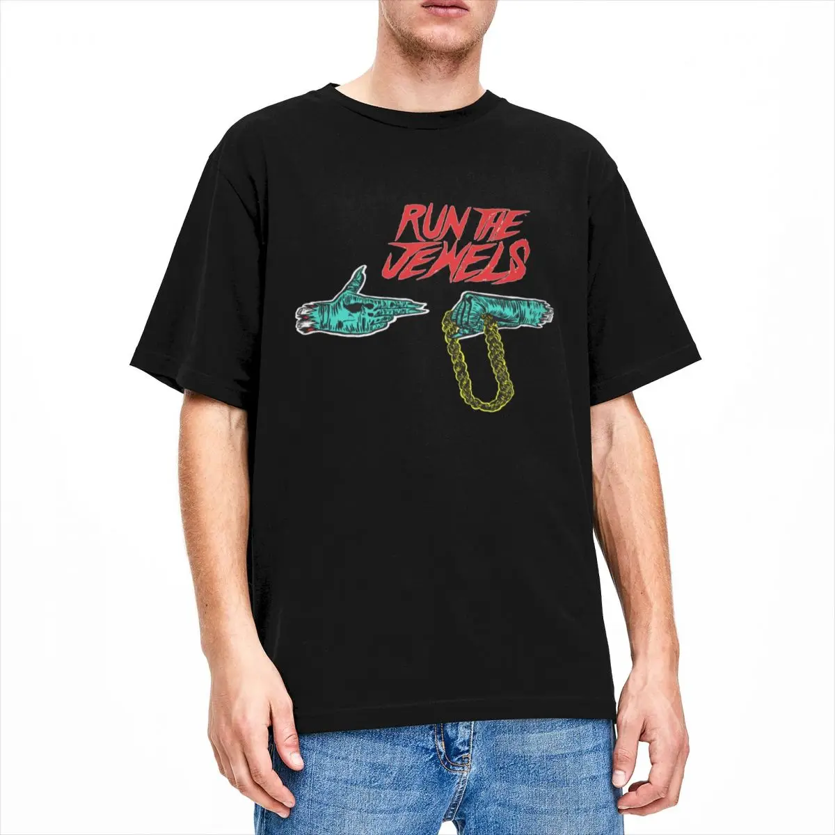 Men Women T-Shirts Run The Jewels Accessories Novelty Cotton Short Sleeve T Shirt O Neck Tops Gift