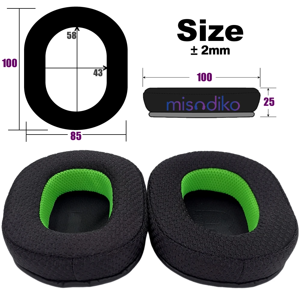 misodiko Upgraded Earpads Replacement for Fifine H6 / H9 Headphones