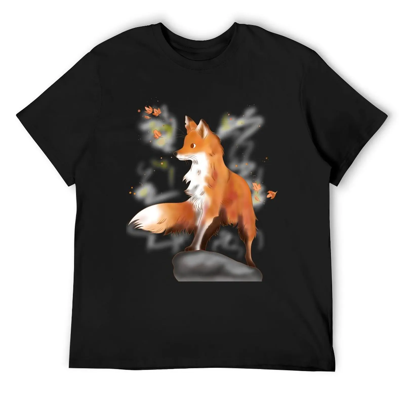 

Leeward fox T-Shirt oversize t-shirts man summer shirt cotton graphic tees aesthetic clothes Men's cotton t-shirt