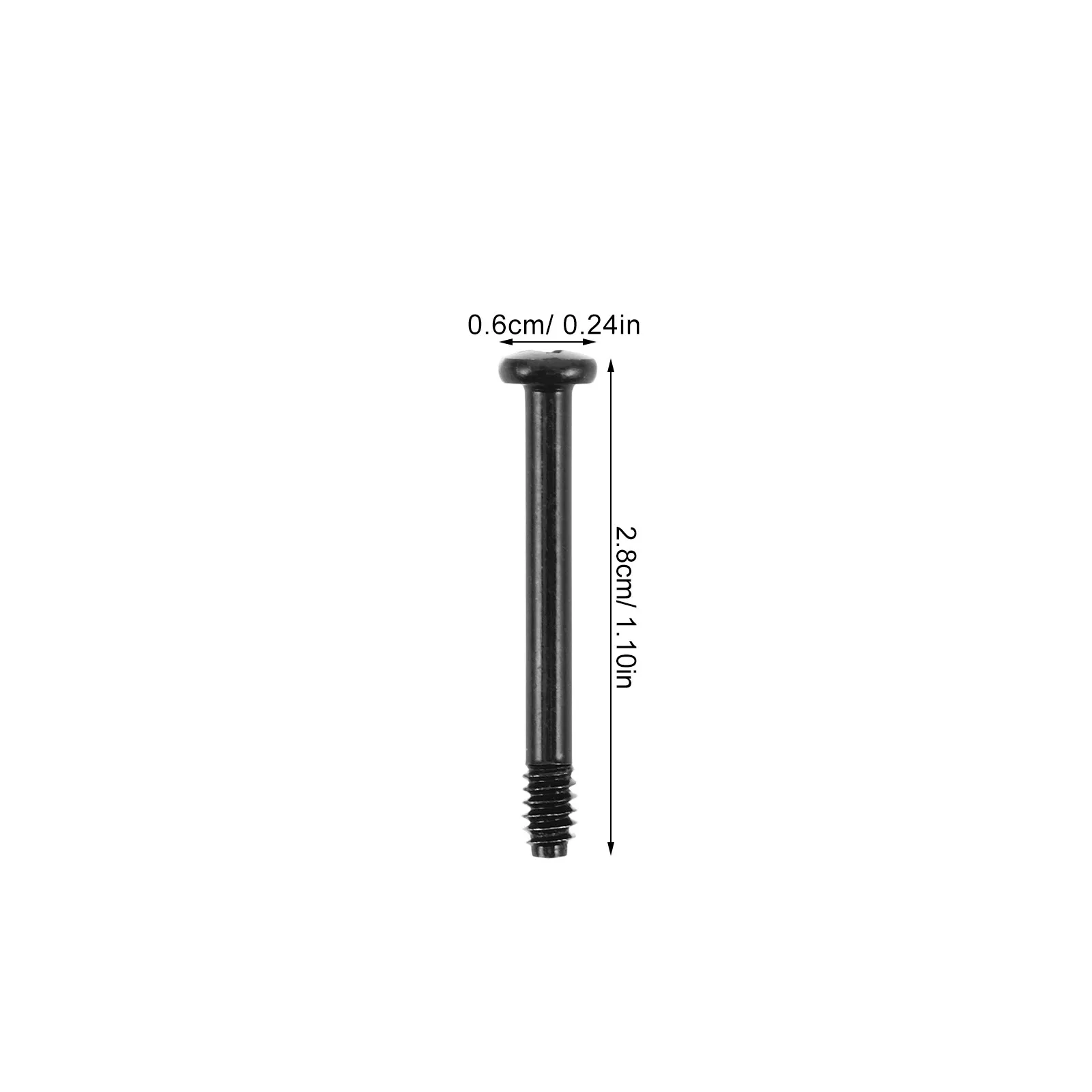 100Pcs Pc Case Fan Screws Long Flat Head Radiator Screws Kit for Computer Cooling Fan Mounting Hardware Repair