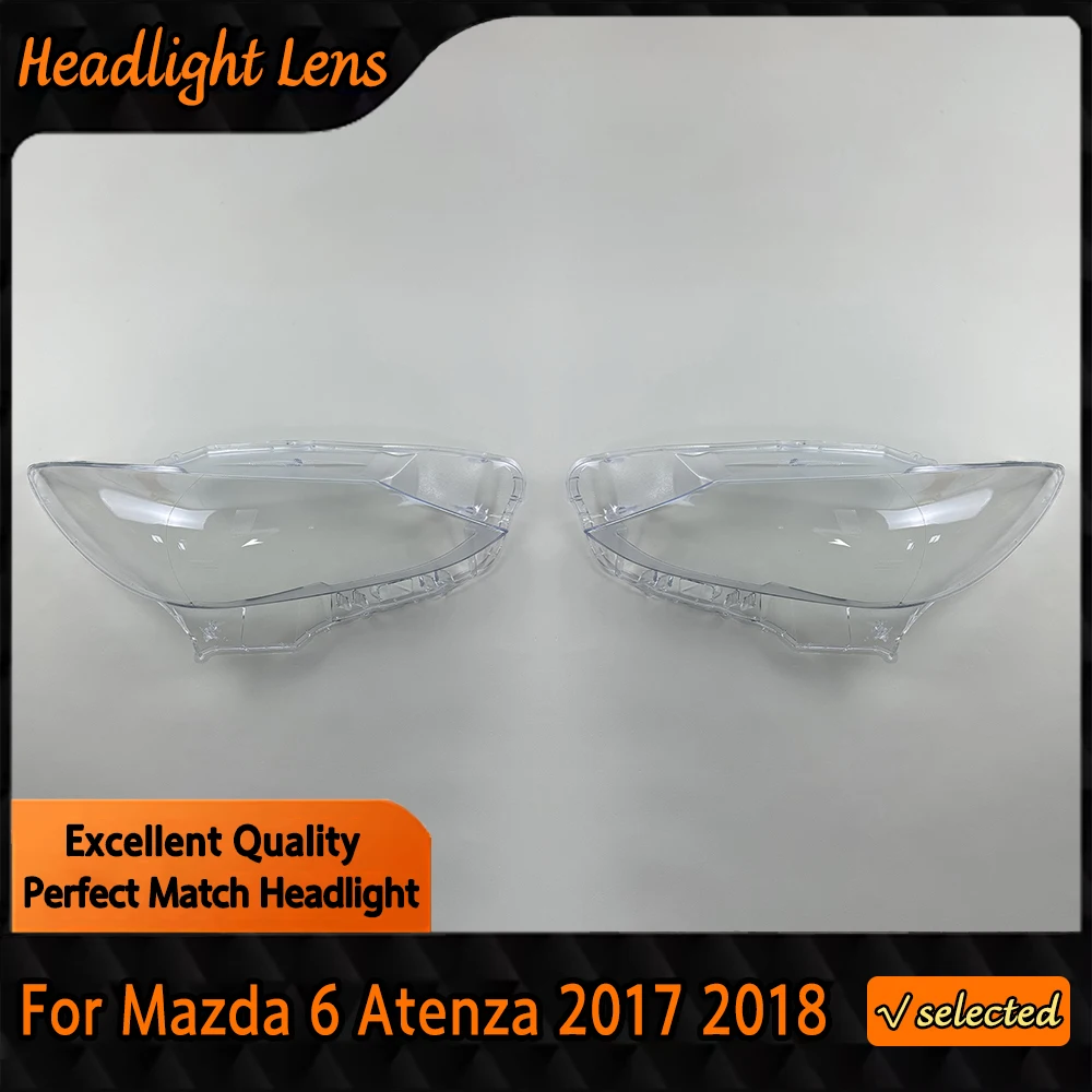 

Transparent Headlamp Cover Headlight Mask Lampshade Lamp Shell Plexiglass Replace Original Lens For Mazda 6 Atenza 2017 2018