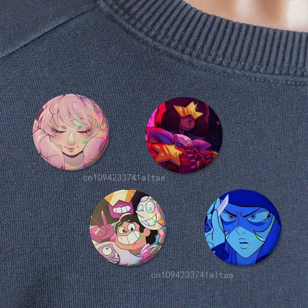 Science S-Steven U-Universe Badges 75mm 58mm 44mm 32mm 25mm Brooch Backpack Hat Enamel Pins Accessories Toys Gifts