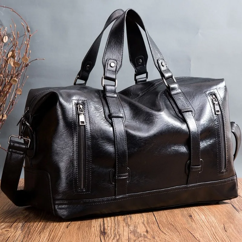 Luxury Travel Totes Men Handbags Large Capacity Top-Handle Bags For Men Business Trip Duffel Shoulder Bag Gym Crossbody Tote