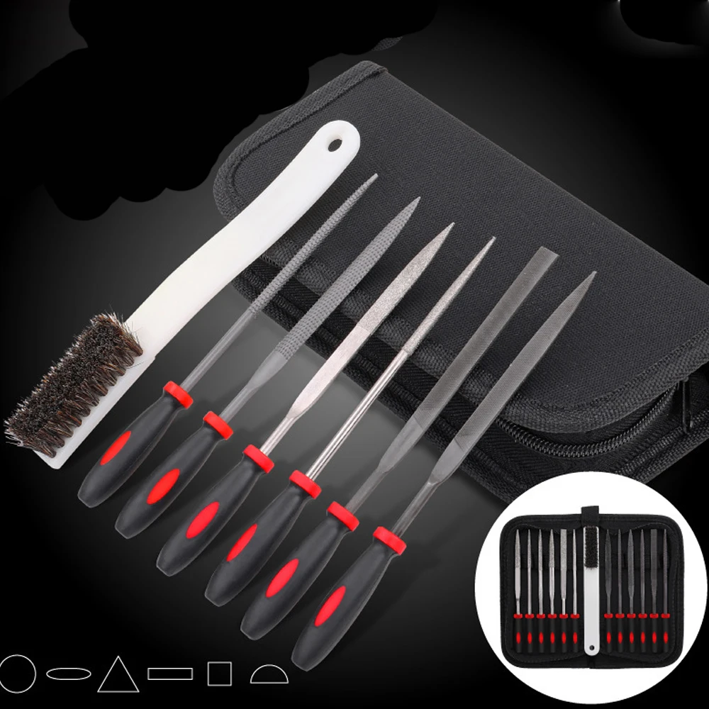 

13 шт. Маленькие напильники Алмазные напильники Смешанные напильники Сплавные напильники Алмазные песочные напильники и культурные и художественные шлифовальные напильники