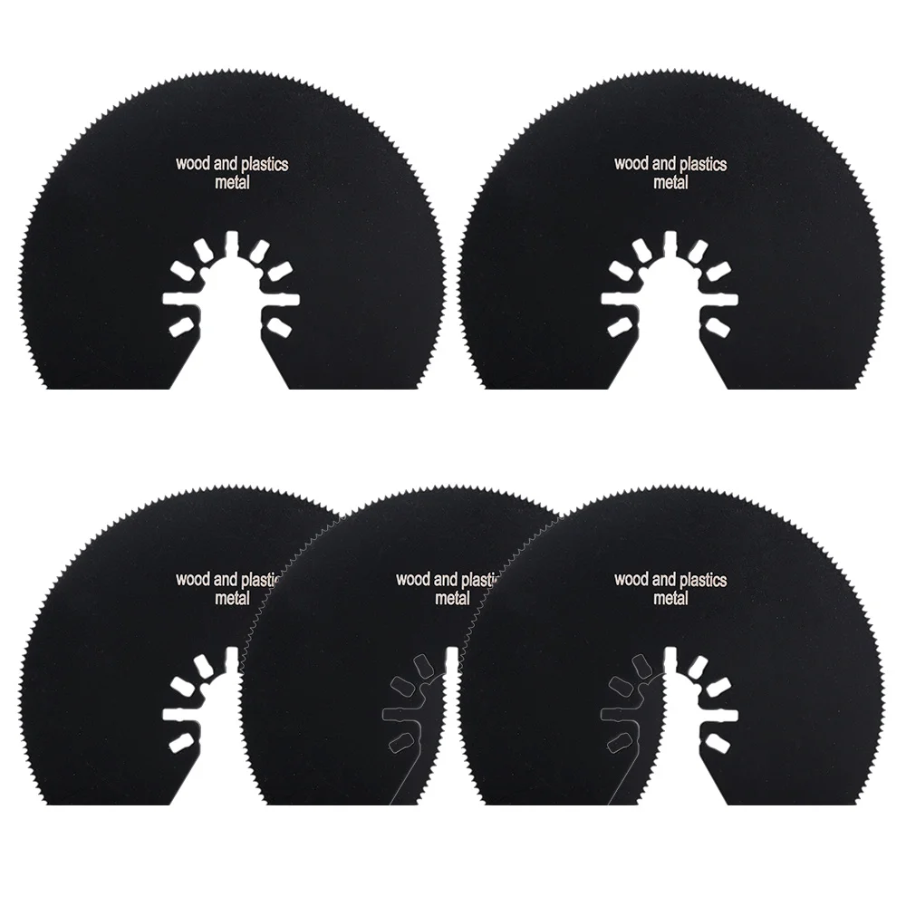 

CMCP 1pc 80mm Semi-Circle Oscillating Multi-Tool Swing HSS Saw Blade Precise For Woodworking PVC Plastic Cutter Saw disc Cutting