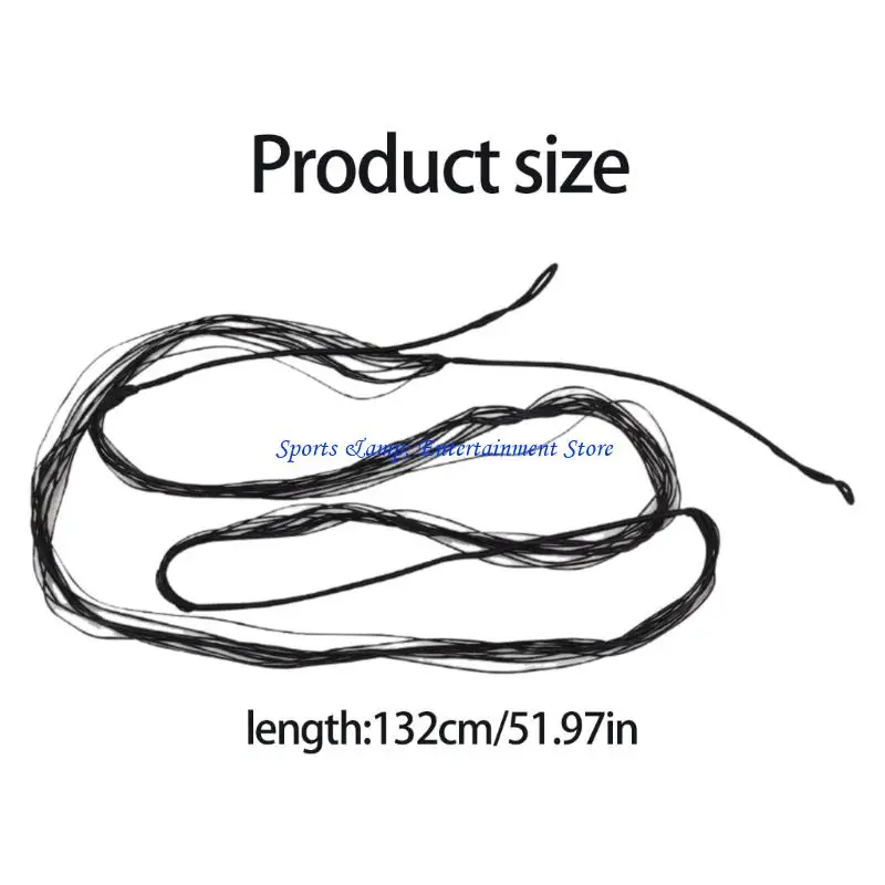 G7NF 2 Stück traditionelle Recurve-Bögen-Sehne, 52-Zoll-Bogen-Sehnenersatz für traditionelle Recurve-/Langbögen und – Detail 6