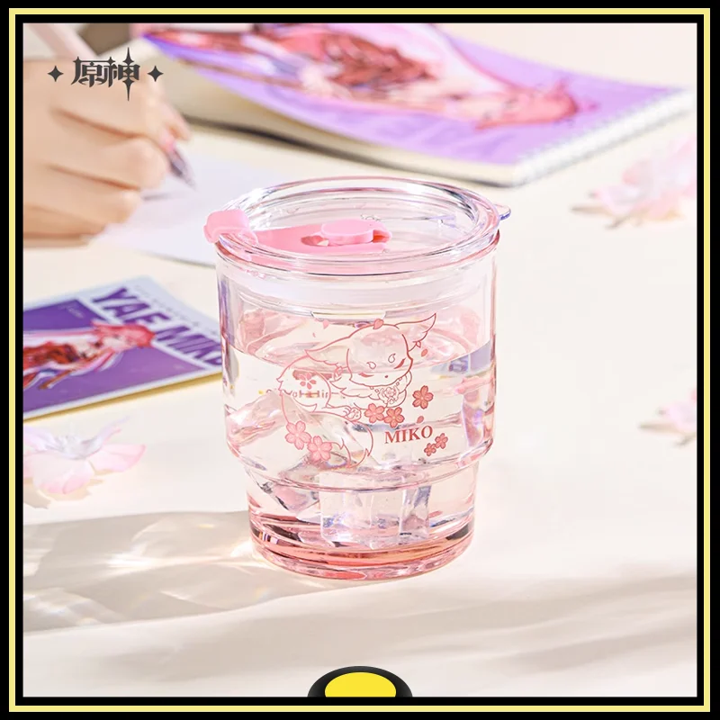 

Genshin Impact Peripheral Products Cup Fairy Fox Series Yae Miko Water Cup Glass Cup Brand New Genuine Original