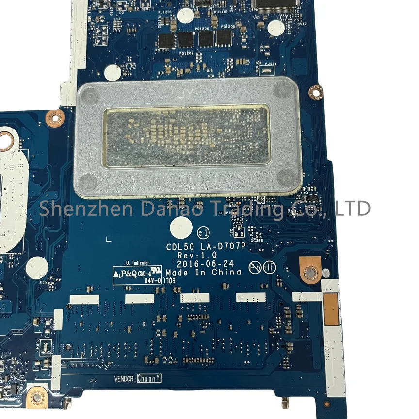 CDL50 LA-D707P For HP Pavilion 15-AY 15-AC 250 G5 Laptop Motherboard With I5-7200U I7-7500U 903788-601 903787-601 Full Tested