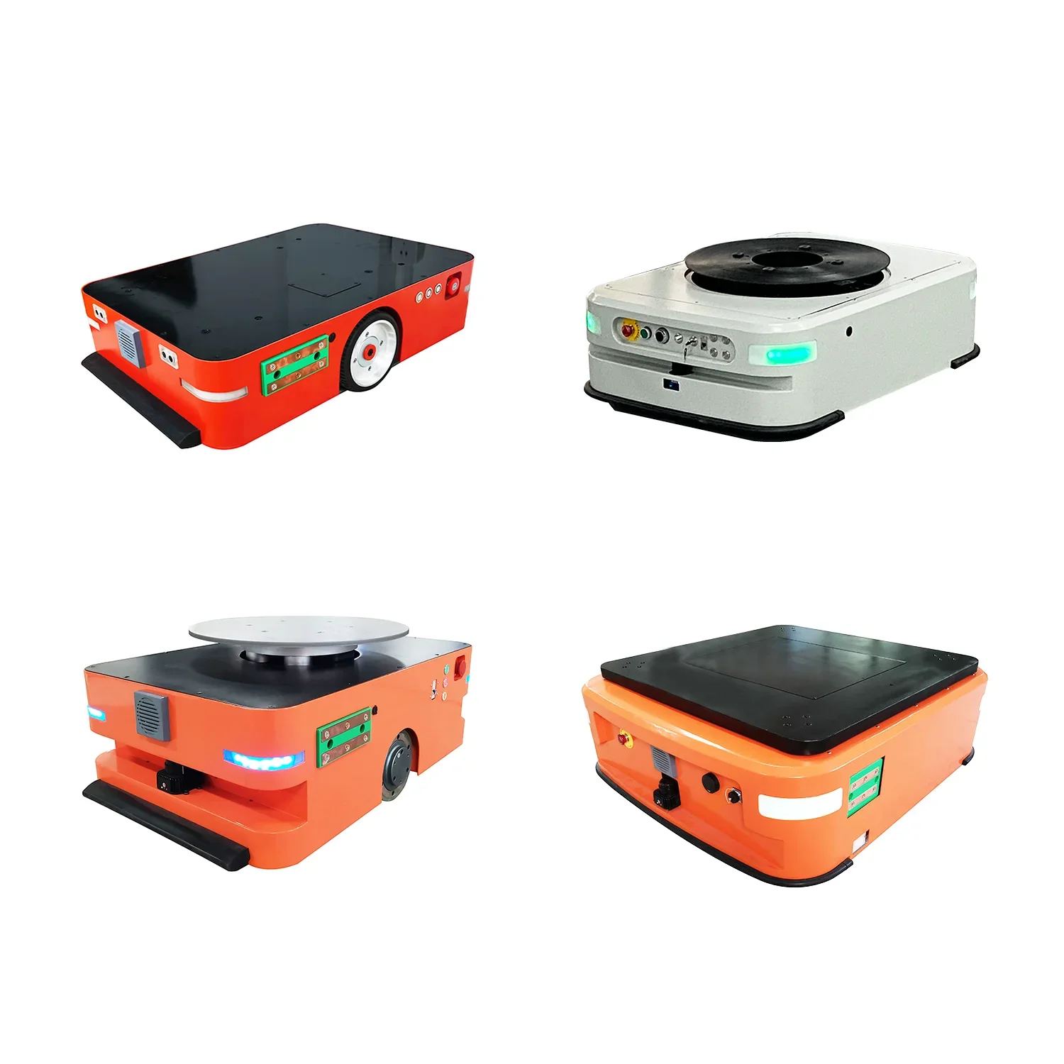 China Manufacturer AGV Robot Warehouse Autonomous Cars 200kg Load Capacity Piggyback AGV Robot for Map editing/ API.etc