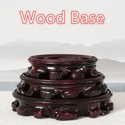 6-30cm Diameter Wooden Decorative Shelf Base Vase Bonsai Plant Rack Vase Buddha Incense Display Stand Fish Tank Tea Set Pedestal