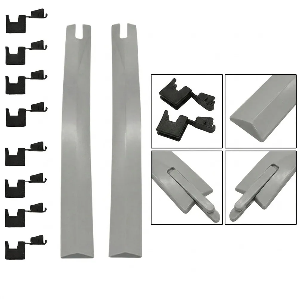 Direct Replacement Trim Roof Trim Molding Kit For Missing Roof Strips Precise Dimension Fit Clip-on Installation