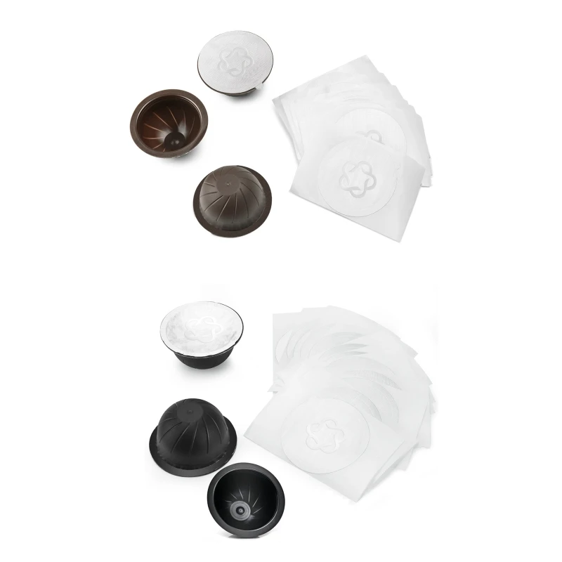 

Reusable Coffee Refillable Espresso Capsules with Aluminum Foil & Tamper