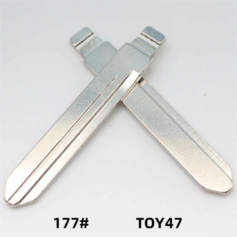 OEM 30Pcs 177# TOY47 Metal Blank Uncut Remote Key Blade For Toyota For Keydiy KD Xhorse VVDI JMD